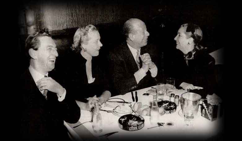 Ray Bolger with Mr. & Mrs. Bert Lahr