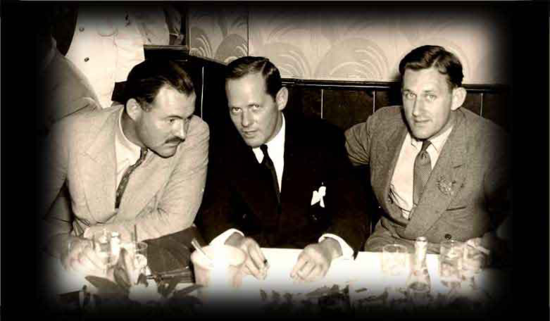 Ernest Hemingway, Sherman Billingsley & John O'Hara