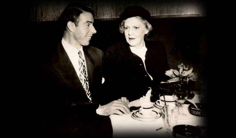 Joe DiMaggio & Ethel Barrymore