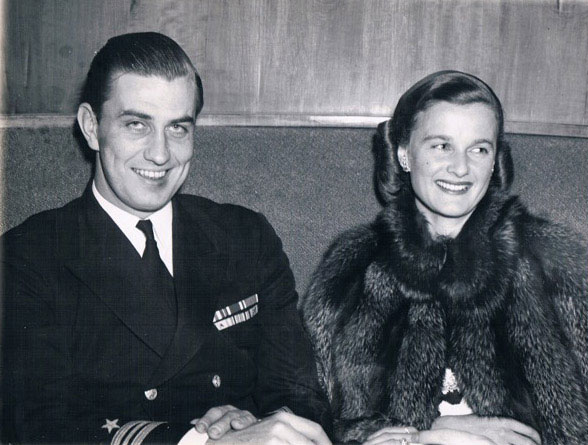 Lt. Cmdr. Franklin D. Roosevelt Jr. & wife Ethel DuPont Roosevelt